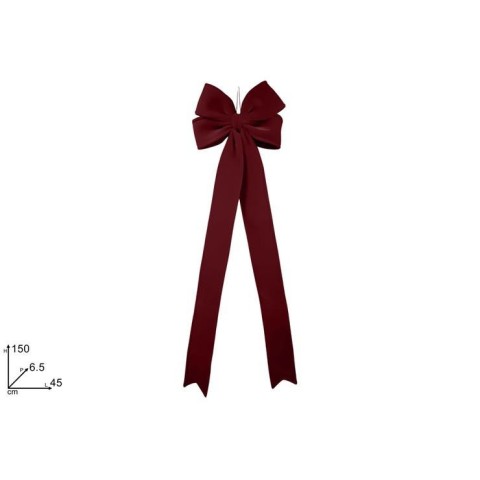 FIOCCO 45X150CM VELLUTO BORDEAUX